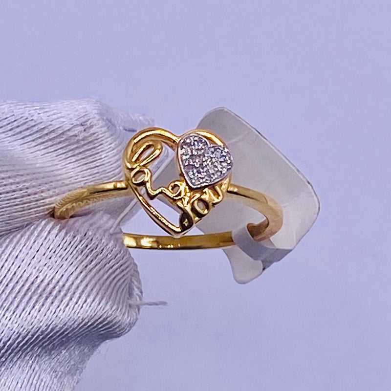 10kt Gold Diamond Women’s Ring of 0.06 ctw