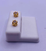 Genuine 10KT Gold CTW Diamond Earrings