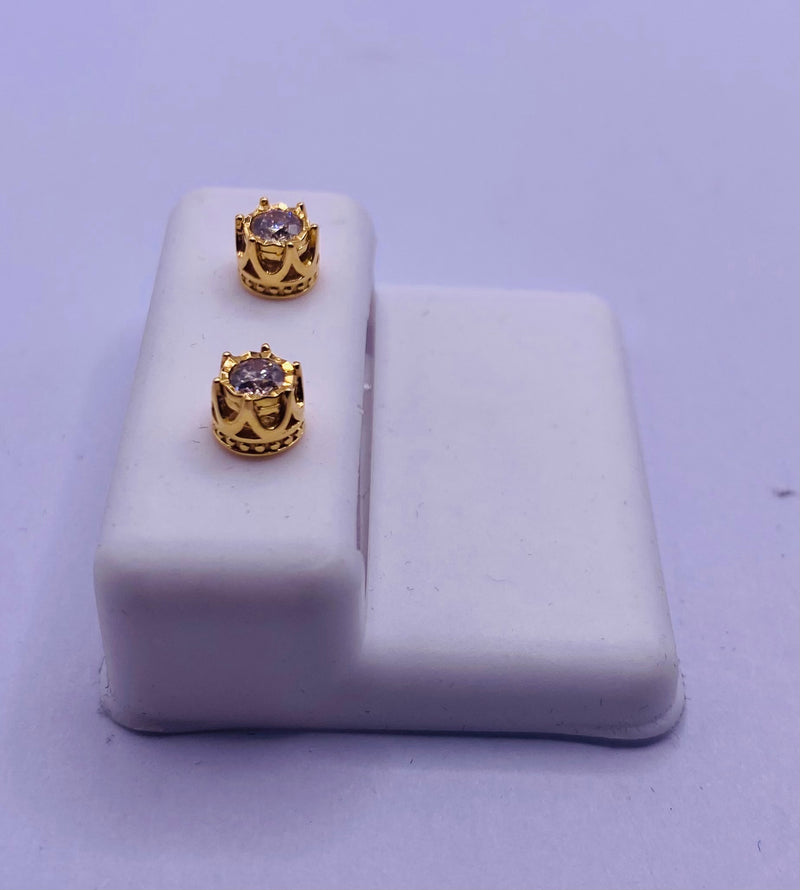 Genuine 10KT Gold CTW Diamond Earrings