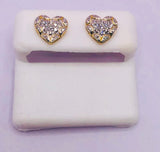 Genuine 10KT Gold & 0.25 CTW Diamond earrings