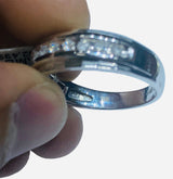 Real 10KT Gold & 0.25CTW Diamond Men Ring