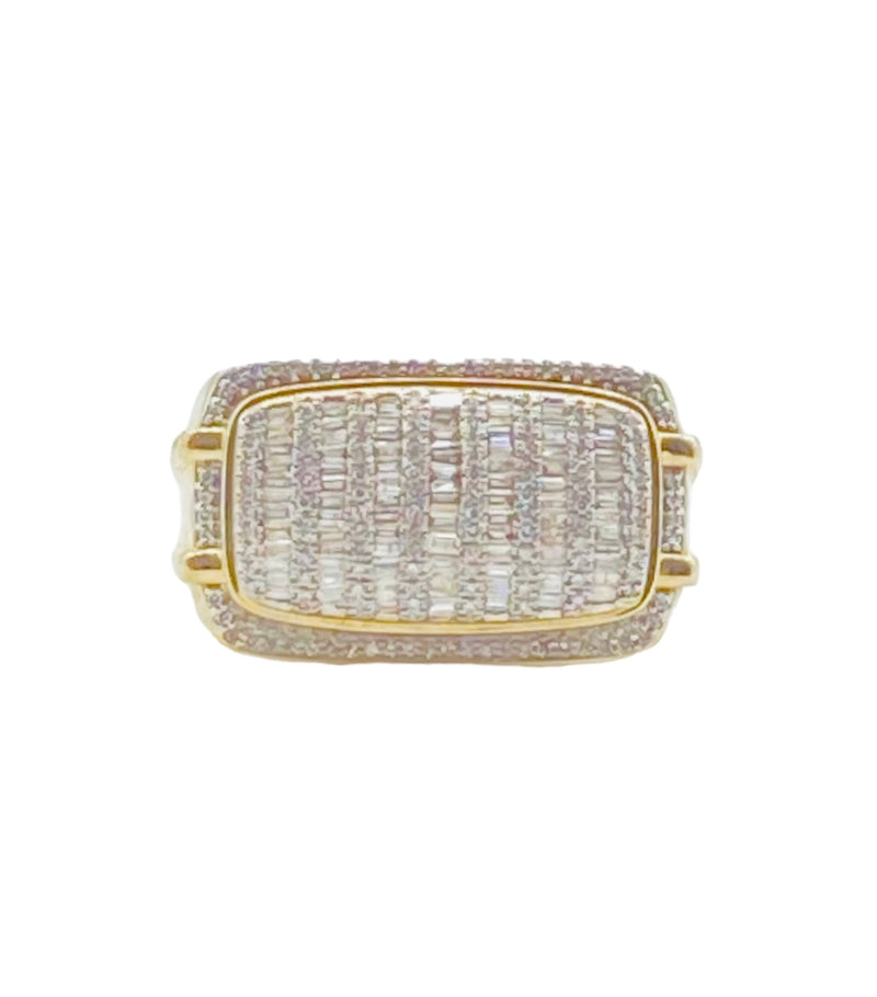 Real 10KT Gold and0.6CTWDiamond Men’s Ring