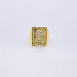 Real 10kt Jesus Beautiful Men’s Gold Ring