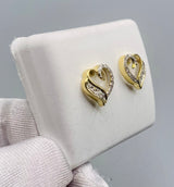 Genuine 10KT Gold Diamond Earrings 0.5 CTW