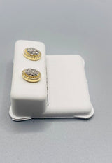 Genuine 14 KT Gold Diamond Earrings 0.25 CTW