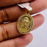 Real 10KT Gold 2in1 Jesus and Mary Charm