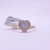 10kt Gold Diamond Women’s Ring of 0.05 ctw