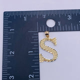 10kt Gold 1.5inch Initials