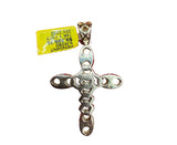 Elegant 10kt Gold & 1.12CTW Diamond Cross Charm