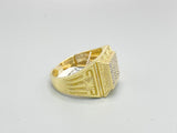 Genuine 10kt Gold Diamond Men’s Ring of 0.10 CTW