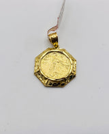 Real 10KT Gold ‘Liberty’ Coin Charm