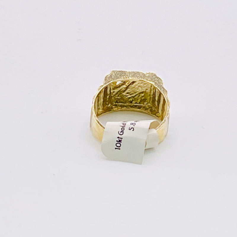 Real 10kt Stylish Men’s Gold Ring