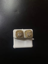 Elegant 10 kt Gold & 1.5CTW Diamond Earrings