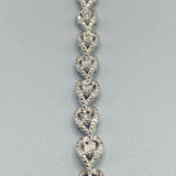 925 Sterling Silver with Diamond 0.25CTW 7 inches