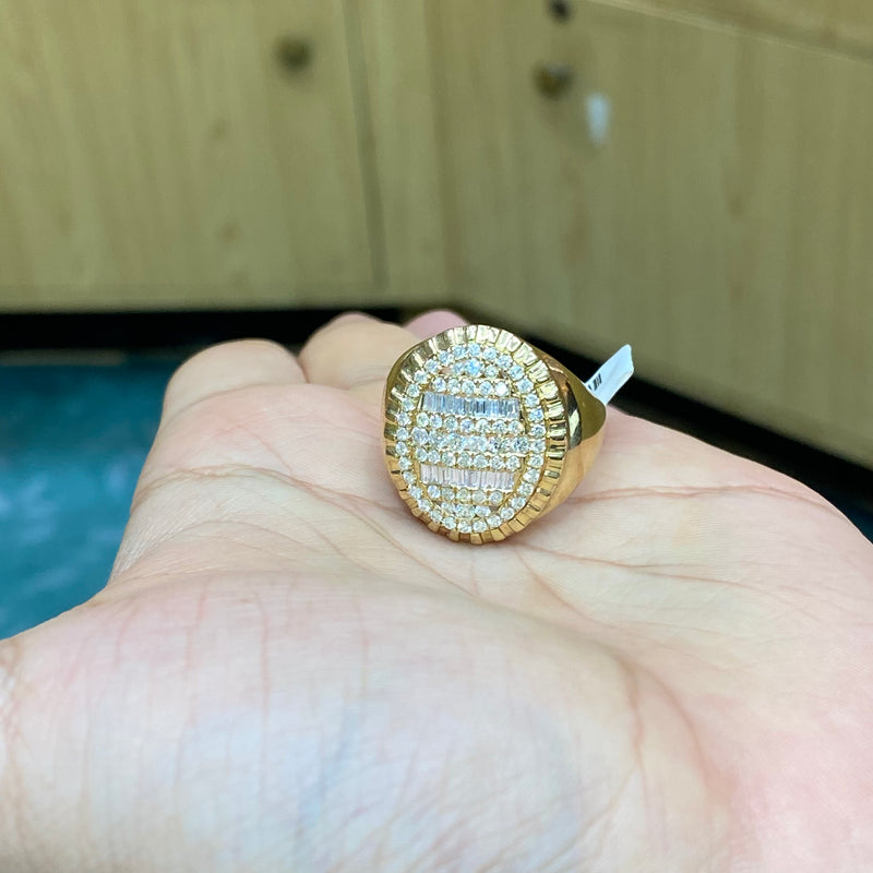 Real 10kt Gold and 1.59CTW Diamonds Men’s Ring