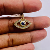 Real 10KT Gold Evil Eye Charm