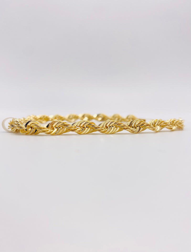 Real 10KT Gold Men Bracelet 8 inches