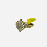 Real 10kt Gold &0.13CTW Diamond Ladies Ring