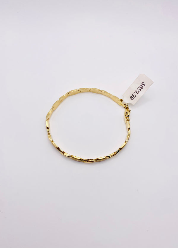 Real 10KT Gold Ladies Bracelet 7.5 inches