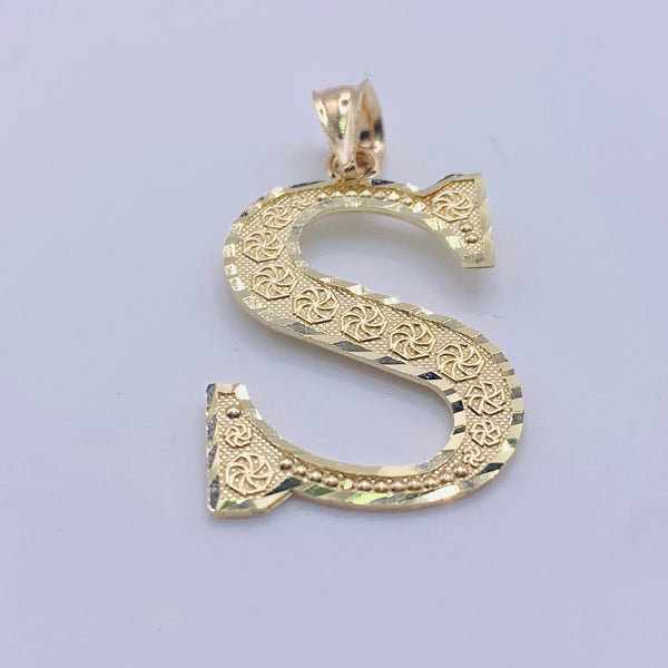 10kt Gold 1.5inch Initials