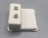 Genuine 14 KT Gold Diamond Earrings 0.25 CTW