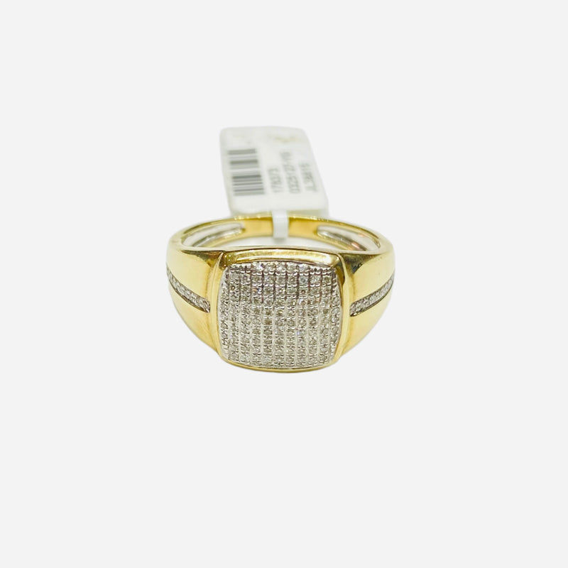 Real Classy 10kt Gold & 0.3CTW Diamond Men’s Ring