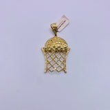 Real 10KT Gold BasketBall Charm