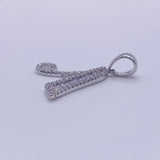 Real 925 Sterling Silver Letter “A” Charm