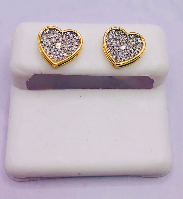 Genuine 10KT Gold & 0.50 CTW Diamond earrings