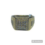 Real 10KT Gold & 1.0CTW Diamond Men Ring