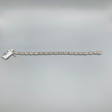 925 Sterling Silver with Diamond 0.25CTW 7.5 inches