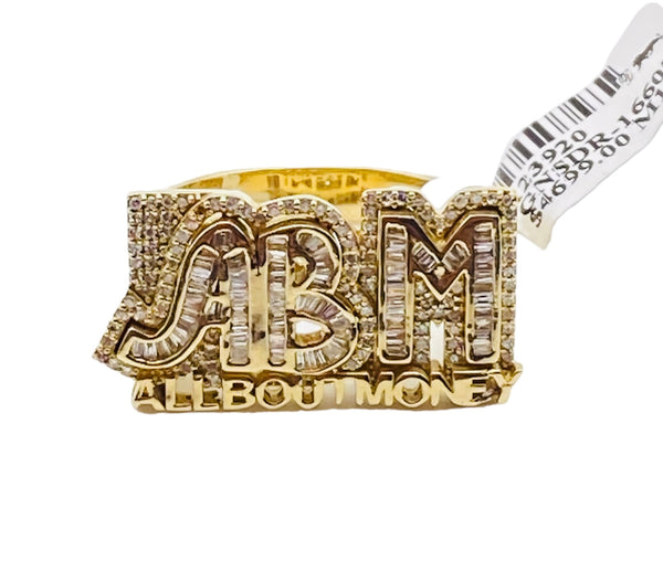 Real 10KTGold and0.70CTW Diamond Men’s Ring