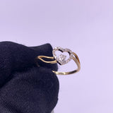 10kt Gold Diamond Women’s Ring of 0.12 ctw