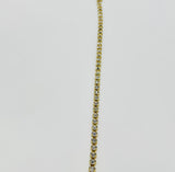 Real 10KT Yellow Gold & 1.23CTW Diamond Bracelet