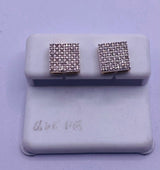 Genuine 10KT Gold 0.50 CTW Diamond Earrings