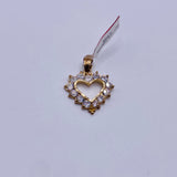 Real 10KT Gold Heart Charm