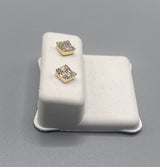 Genuine 14 KT Gold Diamond Earrings 0.24 CTW