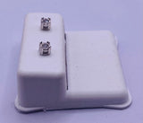 Genuine 10KT Gold 0.05 CTW Diamond Earrings