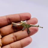 Real 10KT Gold Gun Charm