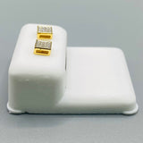 Genuine 10KT Gold 0.05 CTW Square Diamond Earrings