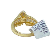 Real 10kt Gold & 0.28CTW Diamond Ladies Ring