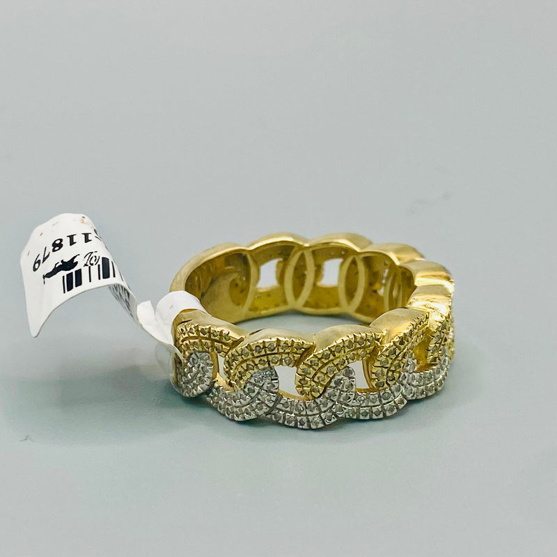 10KT Gold Diamond Men’s Ring of 0.78 CTW