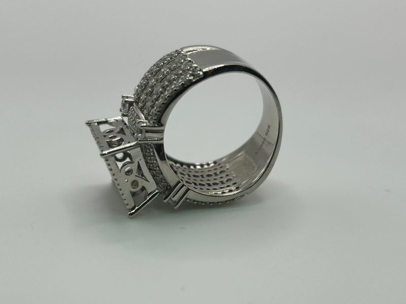 925 Sterling Silver Alpha Men’s Ring