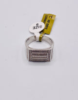 Real 925 Sterling Silver & 2CTW Moissanite Mens Ring