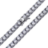 925 Silver 5mm Moissanite 20 inches Chains