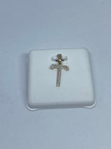 Genuine 10kt Gold & 0.73CTW Diamond Letter Charm