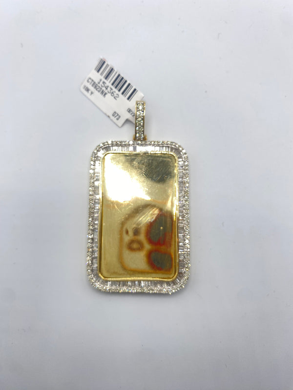 10k Gold Memory / Pictures Charms with Diamonds 2cwt