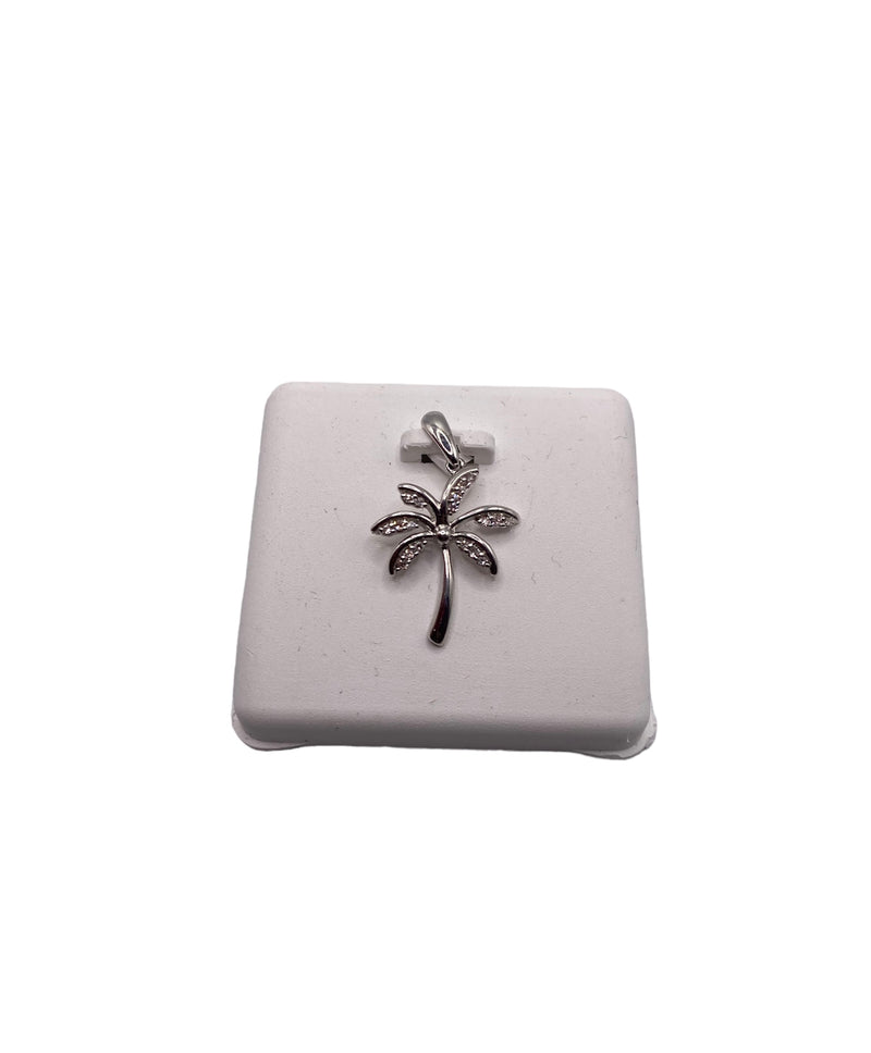 1/12 CTW 925 Sterling Silver Diamond Charm