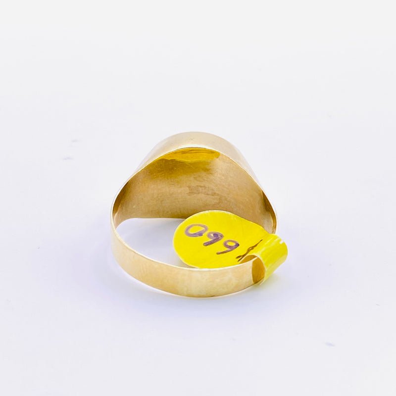 Real 10kt Gold Onyx Eagle Men’s Gold Ring