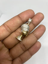 Real 10KT Gold & 0.26CTW Diamond’Nefertiti’ Charm